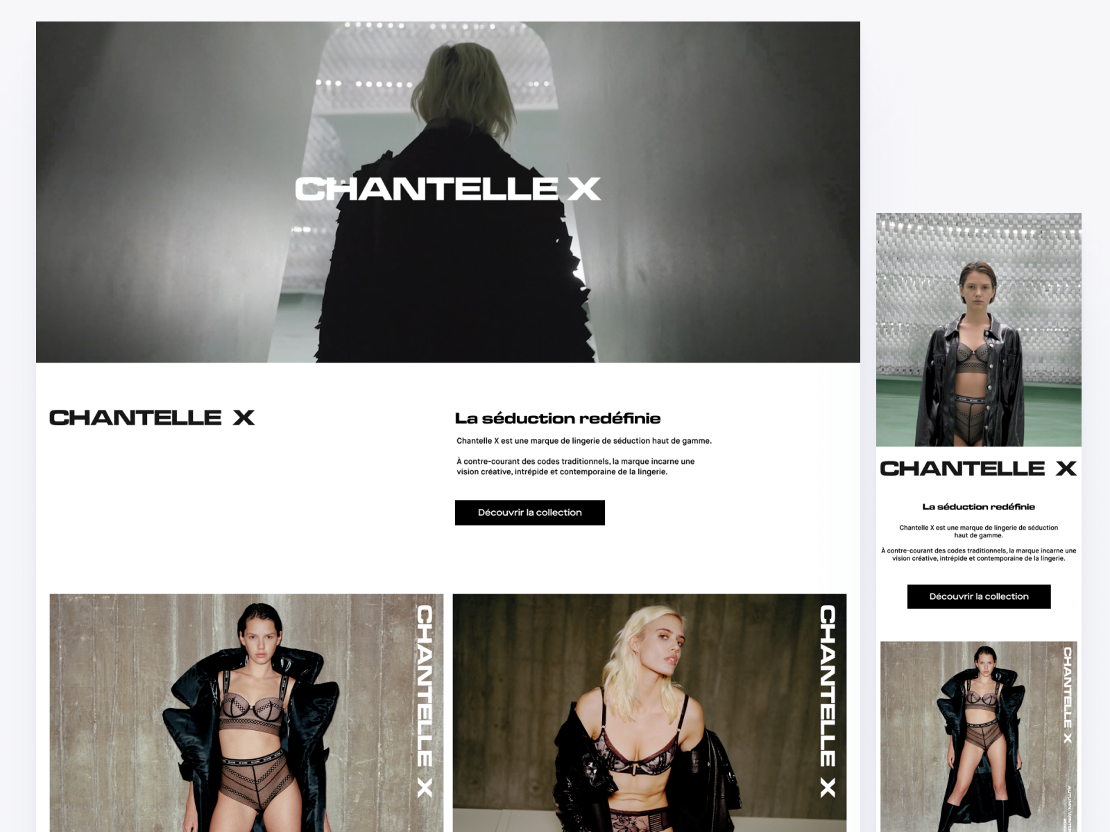 Chantelle X collection launch