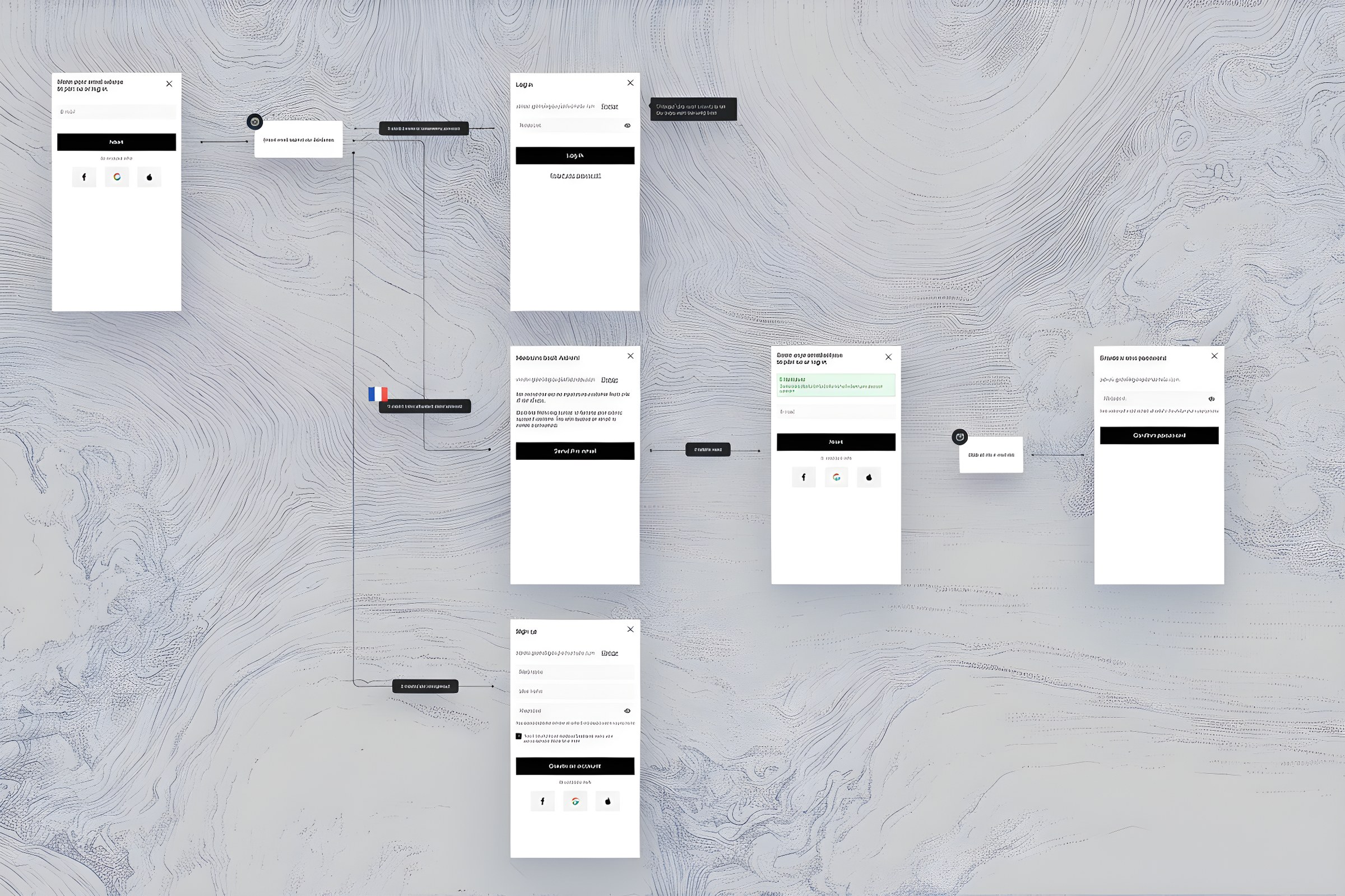 Chantelle — login flow redesign